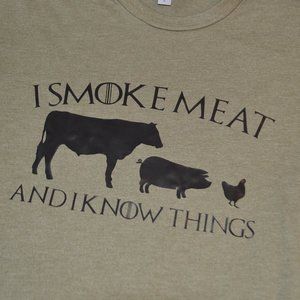 NWOT "I Smoke Meats" men's XL tee